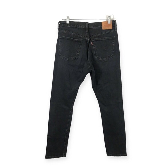 Levi's 501 Women's Black Distressed Jeans Size 28x28 Button Fly High Rise Denim - Picture 2 of 10